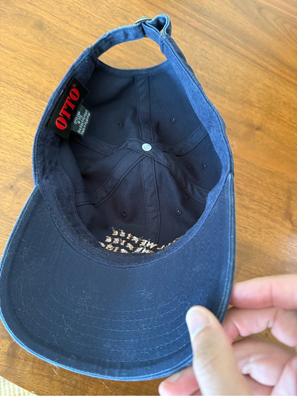 Navy Still We Rise baseball hat - Picture 4 of 4